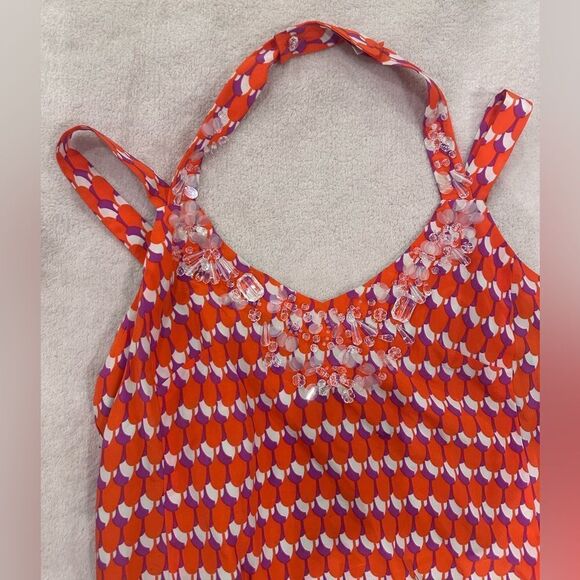 Nanette Lepore size 4 women’s halter tank orange - Picture 5 of 5